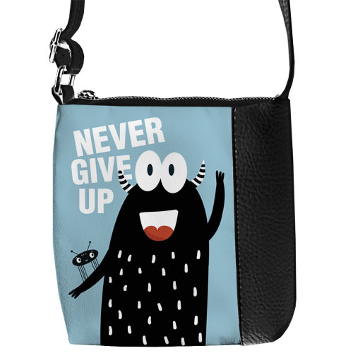 

Сумка детская Little prince/princess Never give up Presentville 18х18 см 000175462