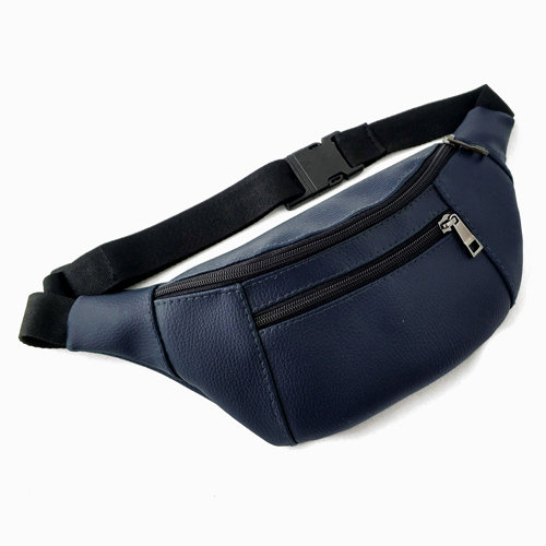 

Сумка на пояс, бананка BUMBAG (экокожа), цвет темно-синий Presentville 27х16 см 000173215
