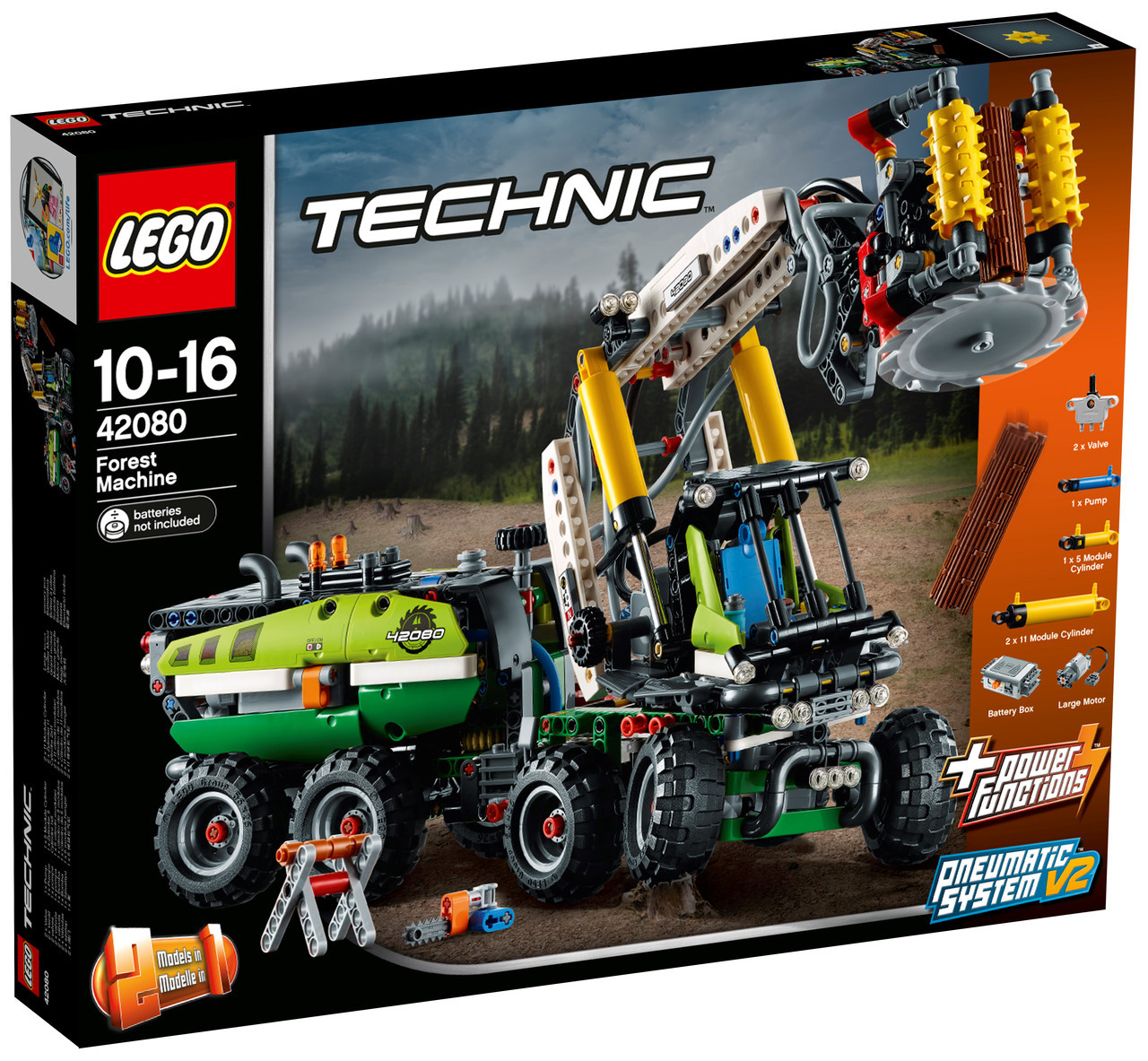 

Lego Technic Лесозаготовительная машина 42080