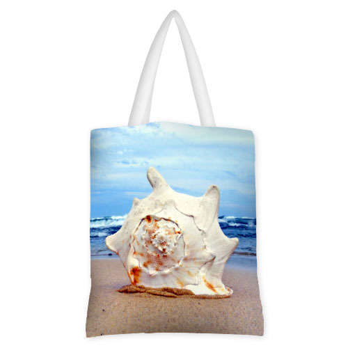 

Сумка женская тканевая Original Ракушка на пляже Presentville 40x45 см 000173585