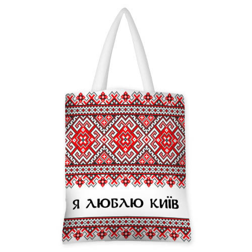 

Сумка женская тканевая Original Я люблю Київ Presentville 40x45 см 000173473