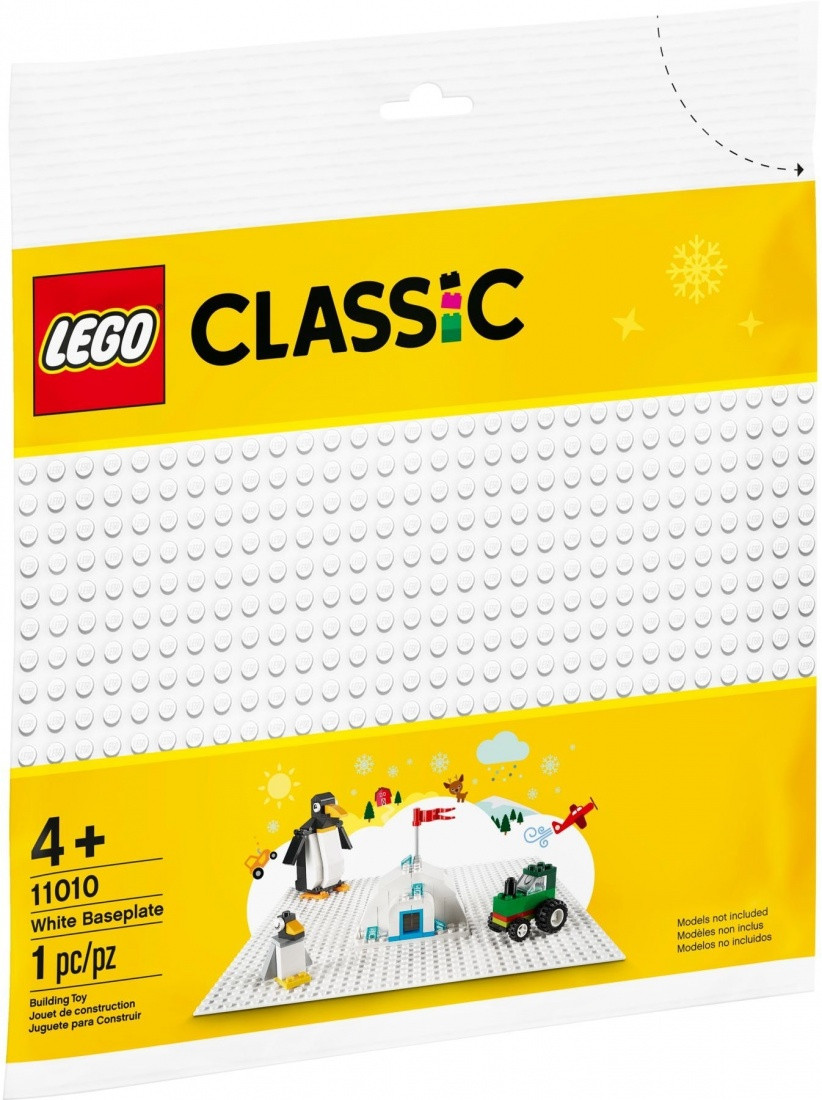 

Lego Classic Белая базовая пластина 11010