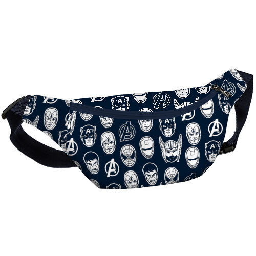 

Сумка бананка BUMBAG Супергерой на синем фоне Presentville 27х16 см 000174109