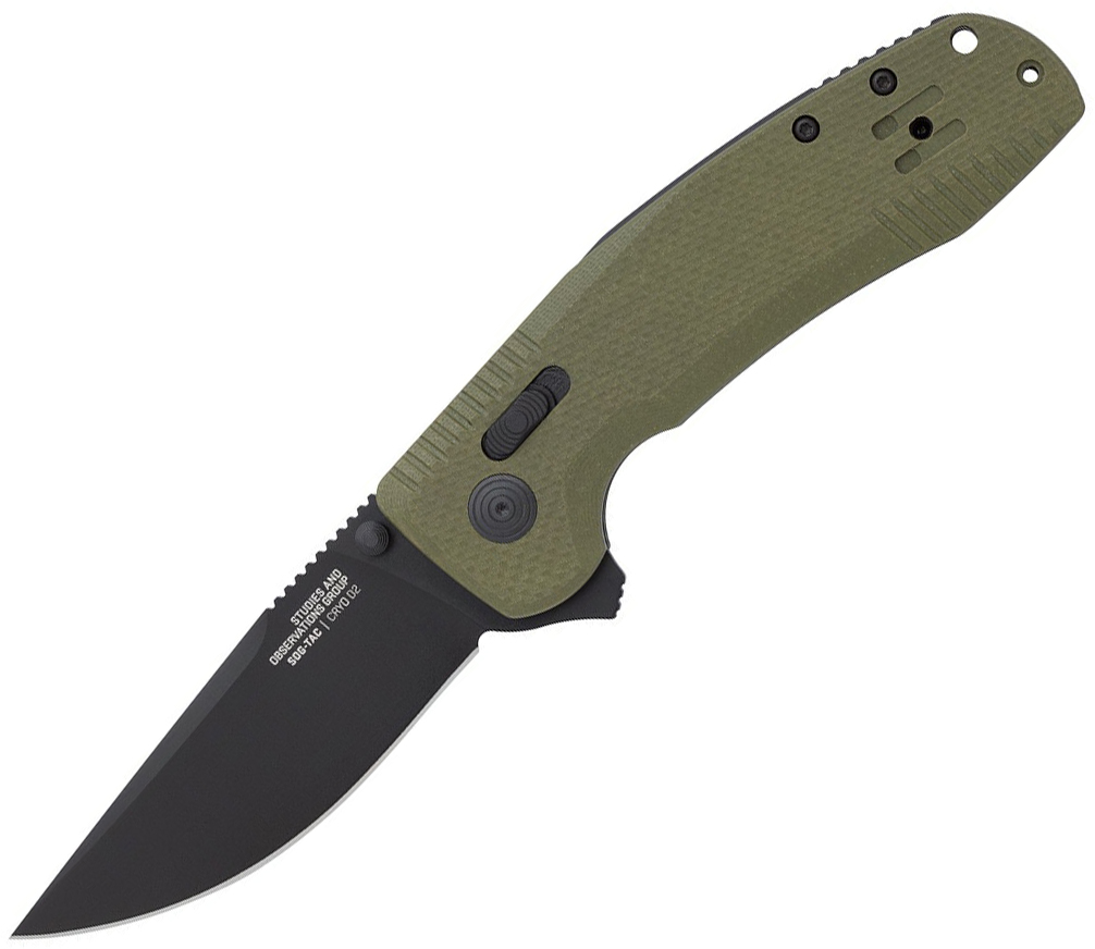 

Нож SOG TAC XR OD Green 12-38-02-57