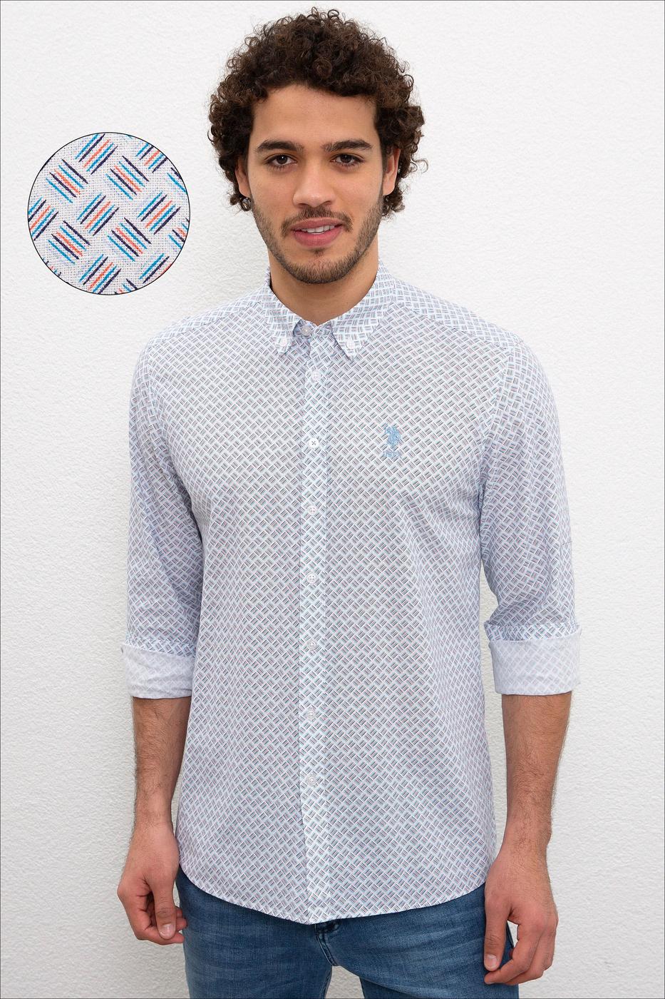 

Рубашка мужская U.S. Polo Assn. Голубой  (987947 VR051, Рубашка мужская U.S. Polo Assn. Голубой M (987947 VR051)