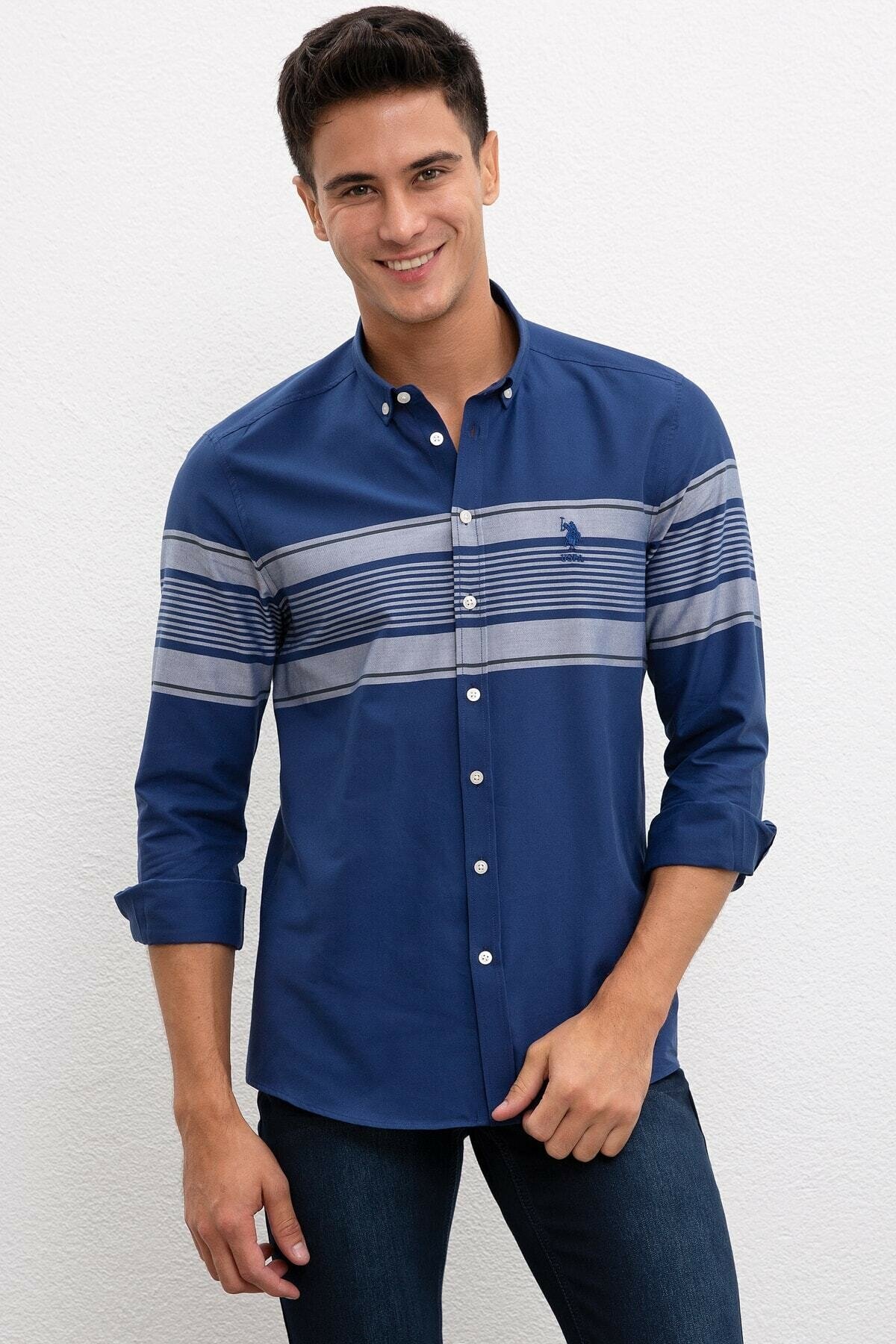 

Рубашка мужская U.S. Polo Assn. Синий  (852813 VR033, Рубашка мужская U.S. Polo Assn. Синий 3XL (852813 VR033)