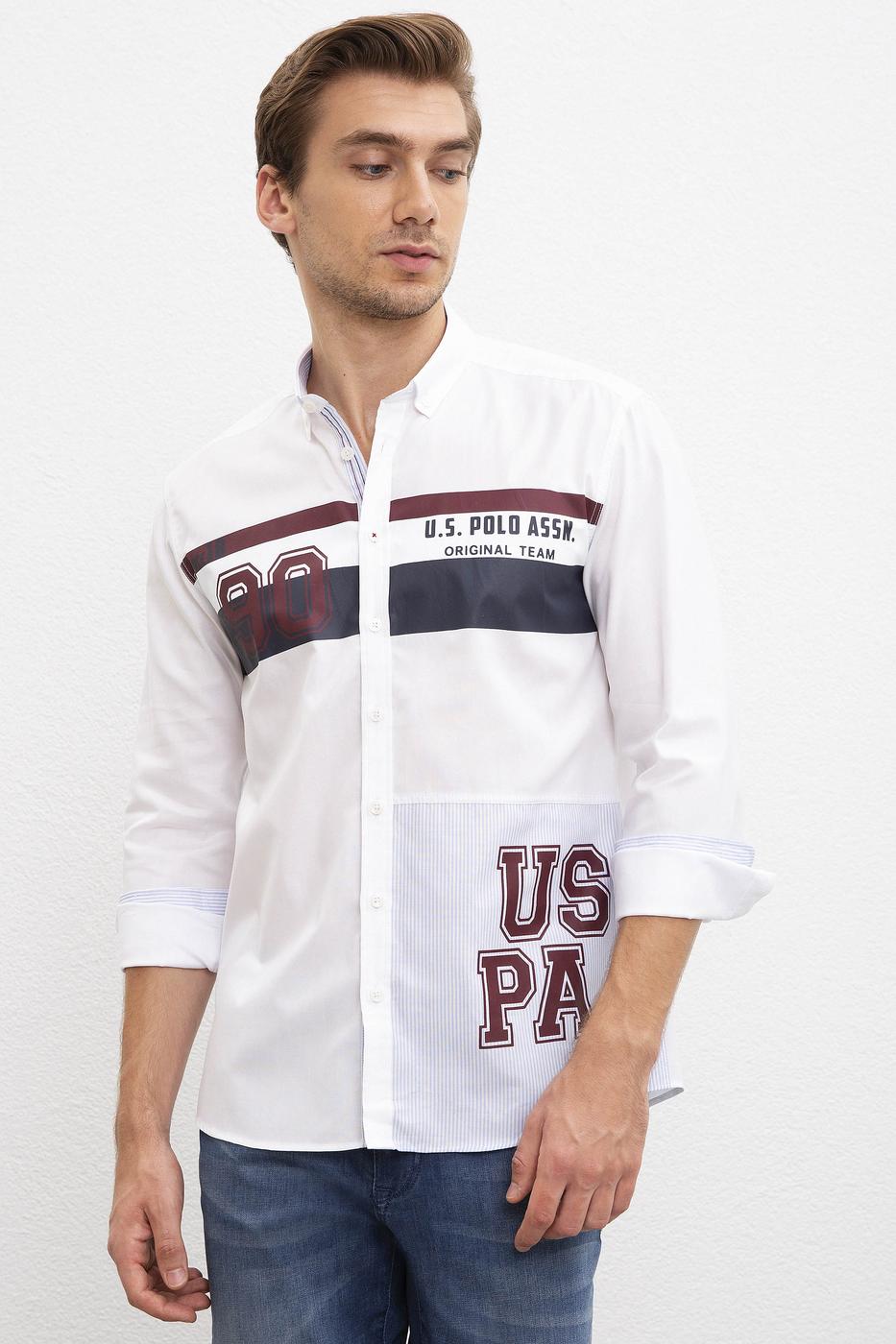 

Рубашка мужская U.. Polo Assn. Белый  (848128 VR013, Рубашка мужская U.S. Polo Assn. Белый S (848128 VR013)