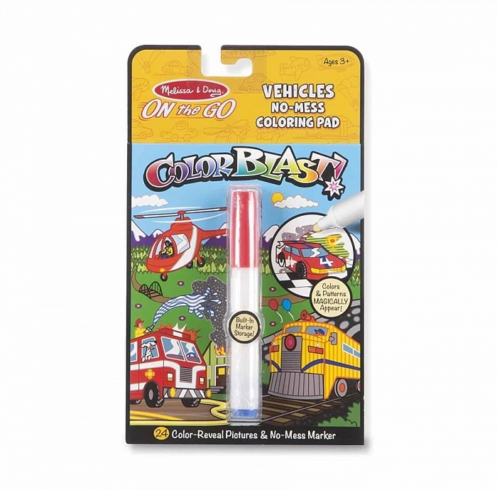 

Волшебная раскраска с маркером Автомобили OTG Colorblast Vehicles Melissa & Doug