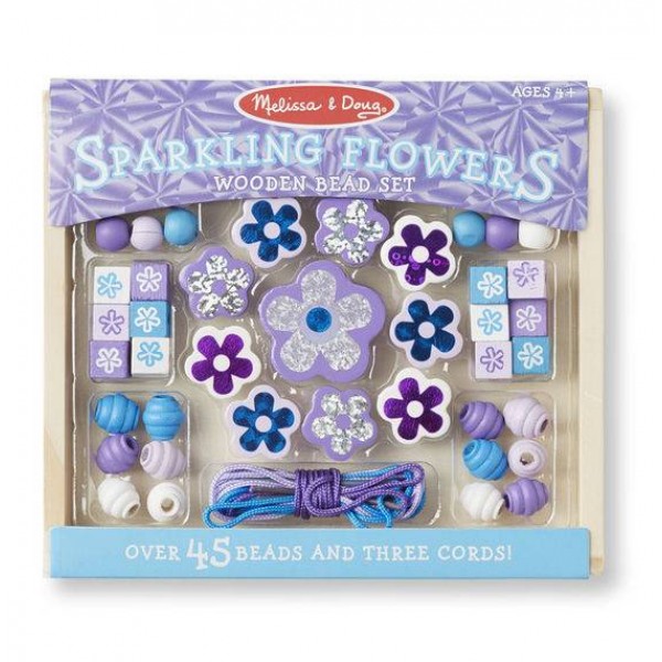 

Набор бусинок Игристые цветы Sparkling Flowers Melissa & Doug