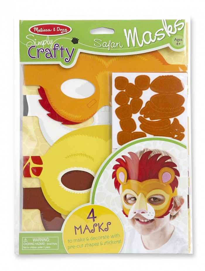 

Набор для творчества Создай свою маску Сафари Safari Masks Melissa & Doug