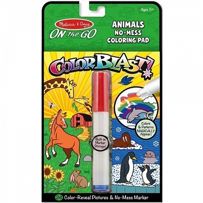 

Волшебная раскраска с маркером Животные OTG Colorblast Animals Melissa & Doug