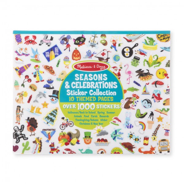 

Набор наклеек Сезоны и праздники Sticker Collection Seasons & Celebrations Melissa & Doug