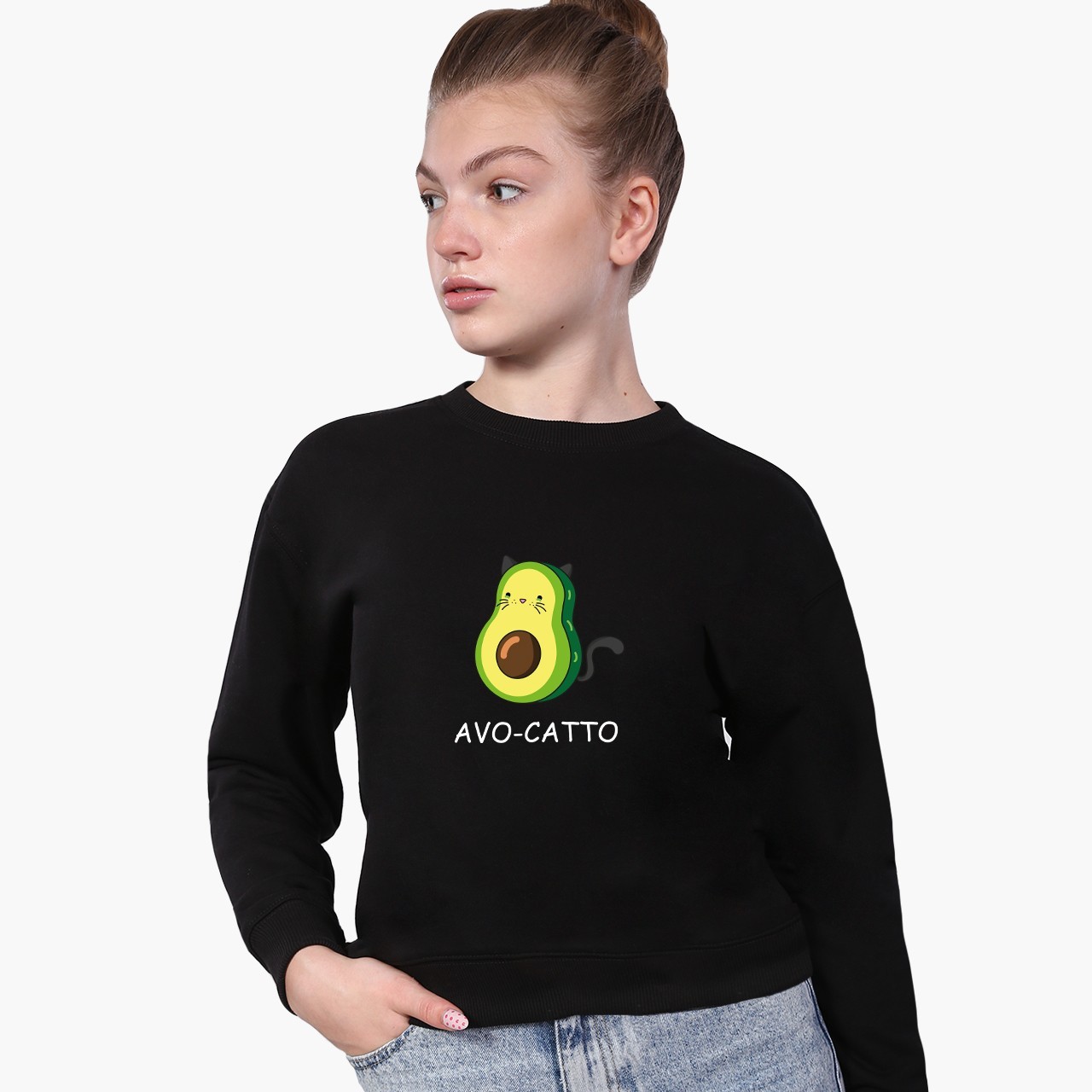 

Свитшот для девочек Аво-Катто (Avo-Catto) (9509-1372) 122-128 см Черный