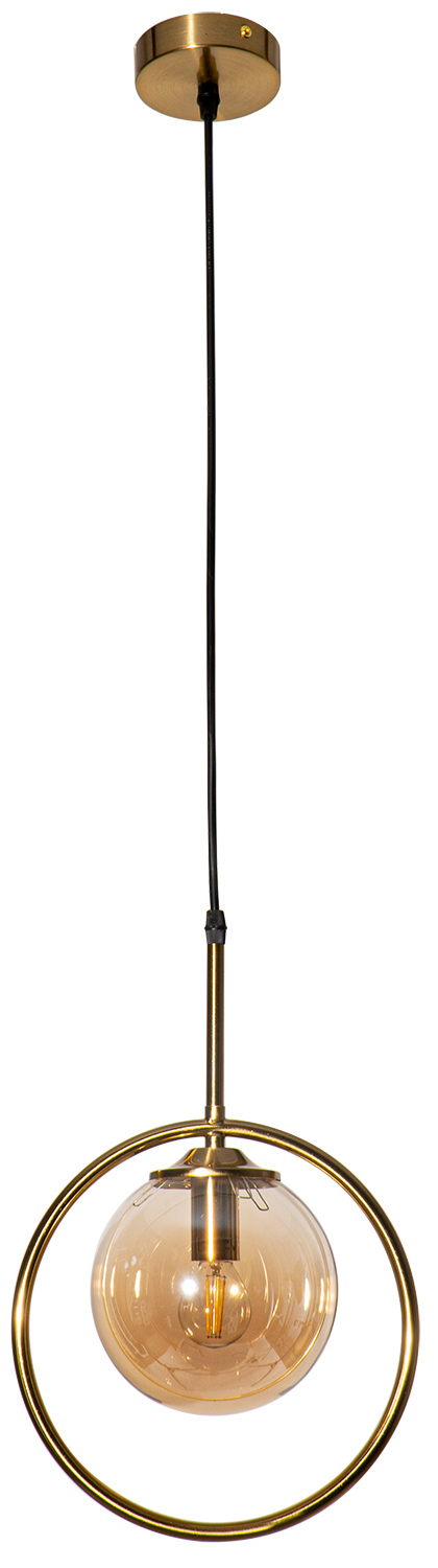 

Люстра Altalusse INL-5047P-01 Antique brass Amber Е14 1х40Вт