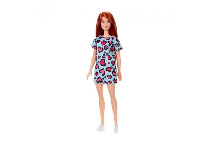

Кукла Barbie "Супер стиль" с рыжими волосами и в голубом платье