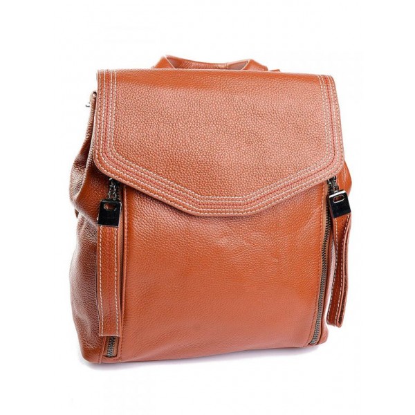 

Рюкзак кожаный женский Parse 88805 Brown