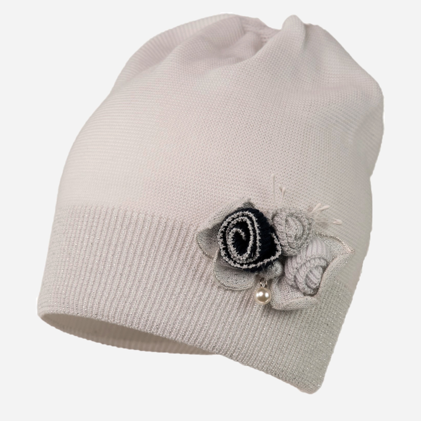 

Демисезонная шапка Jamiks VIOLA-2 48 см Белая