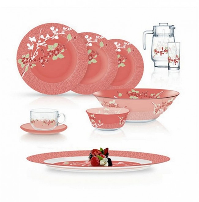 

Столовый сервиз Luminarc Ambi Japanese Pink 46 предметов