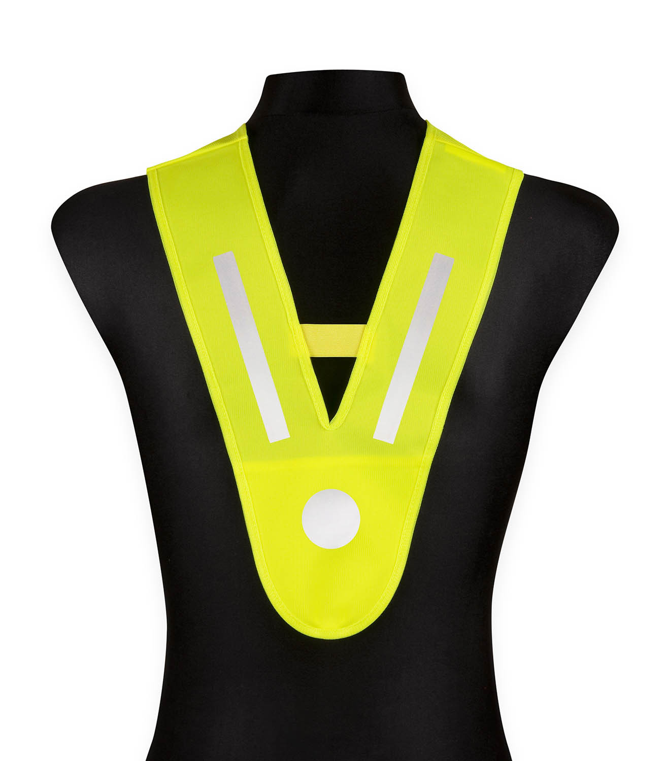 

Светоотражающий детский универсальный пояс-жилет V-VEST желтый S/M