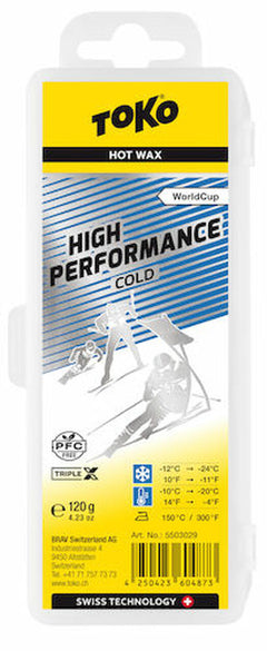 

Парафин для лыж и сноубордов Токо, WC High Performance Cold 120g
