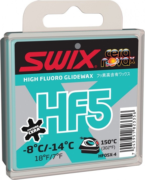 

Высокофтористый парафин Swix, HF5X Turquoise, 40g