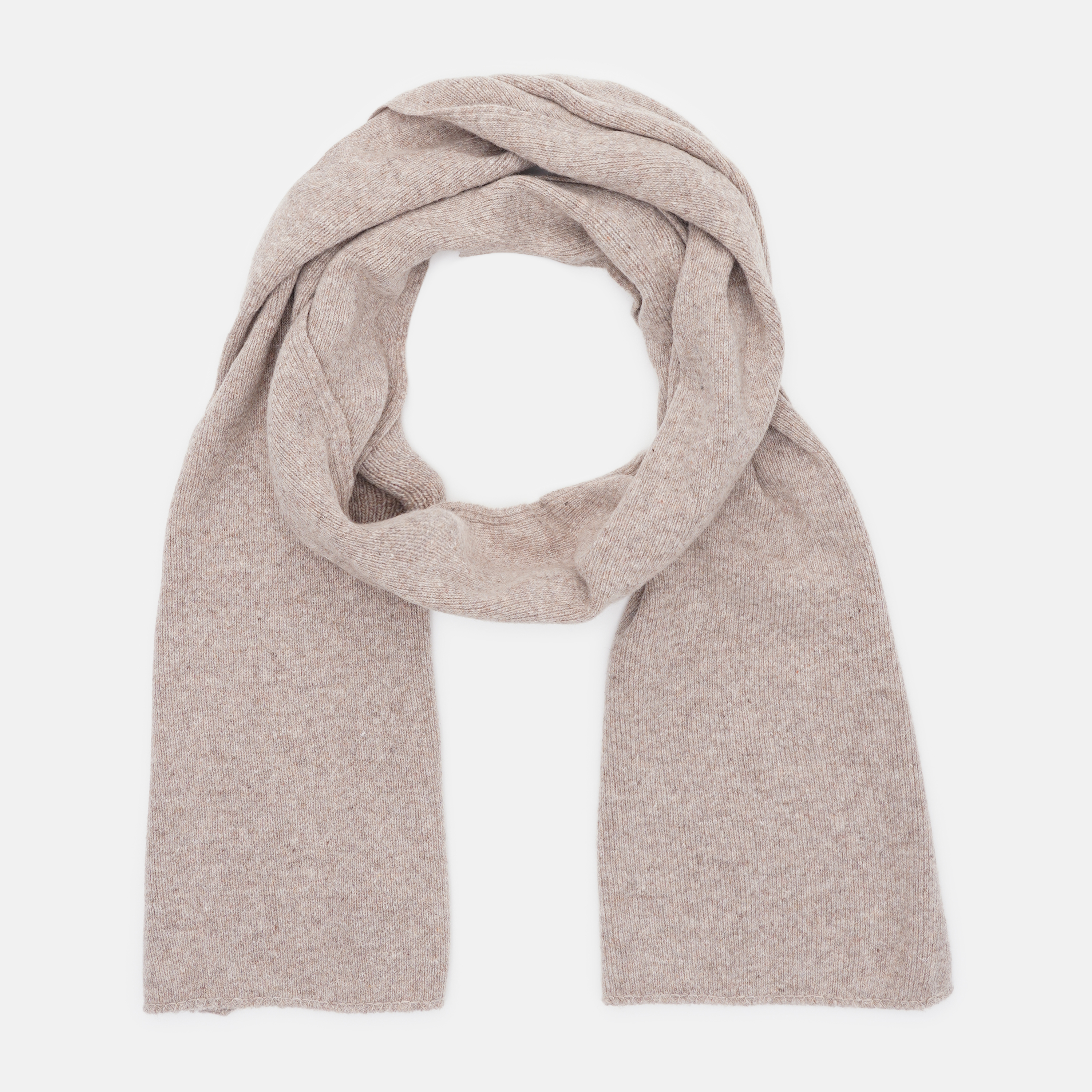

Шарф Lambswool scarf01 Серо-бежевый