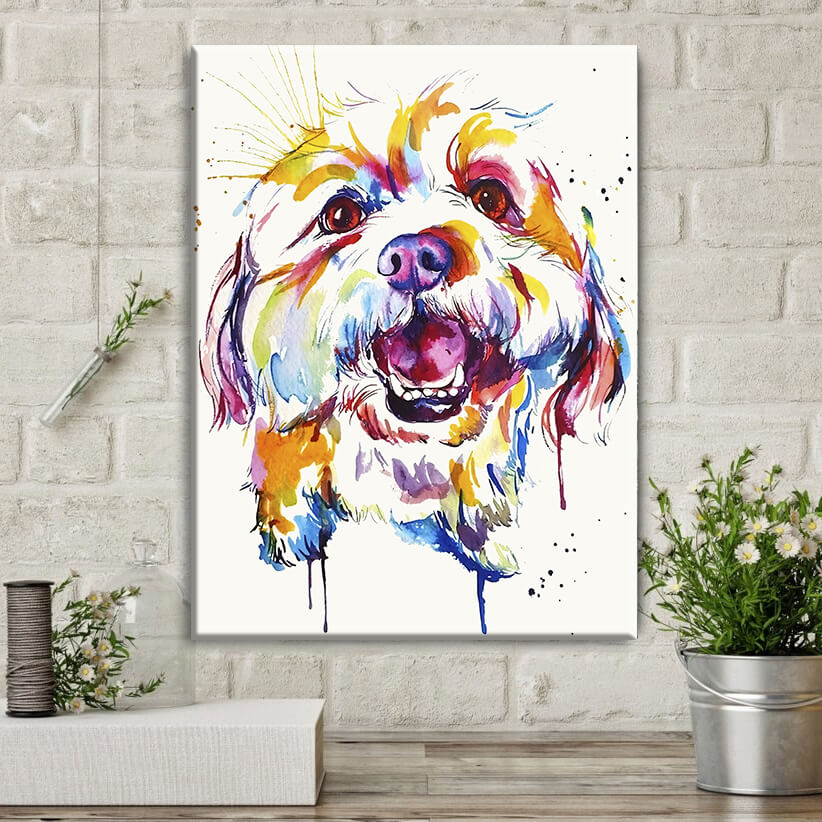 

Картина на холсте Животные Watercolor B.Cllie 75х100 см.