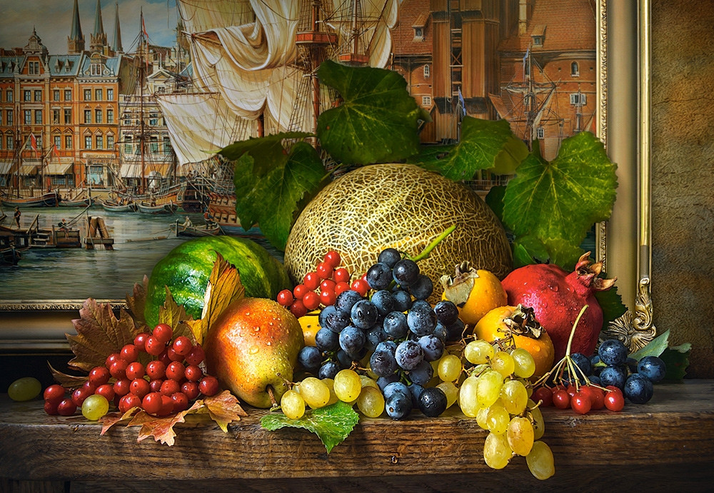 

Пазлы Сastorland Натюрморт с фруктами Still Life with Fruits на 1500 элементов