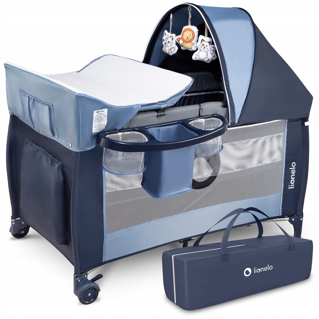 

Кроватка-манеж Lionelo SVEN BLUE NAVY