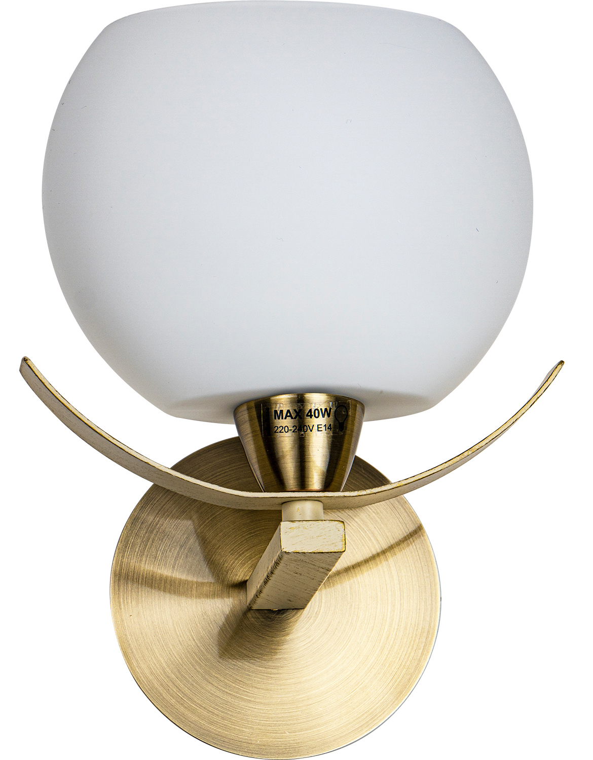 

Бра Altalusse INL-9210W-11 Antique brass Beige Е14 1х40Вт