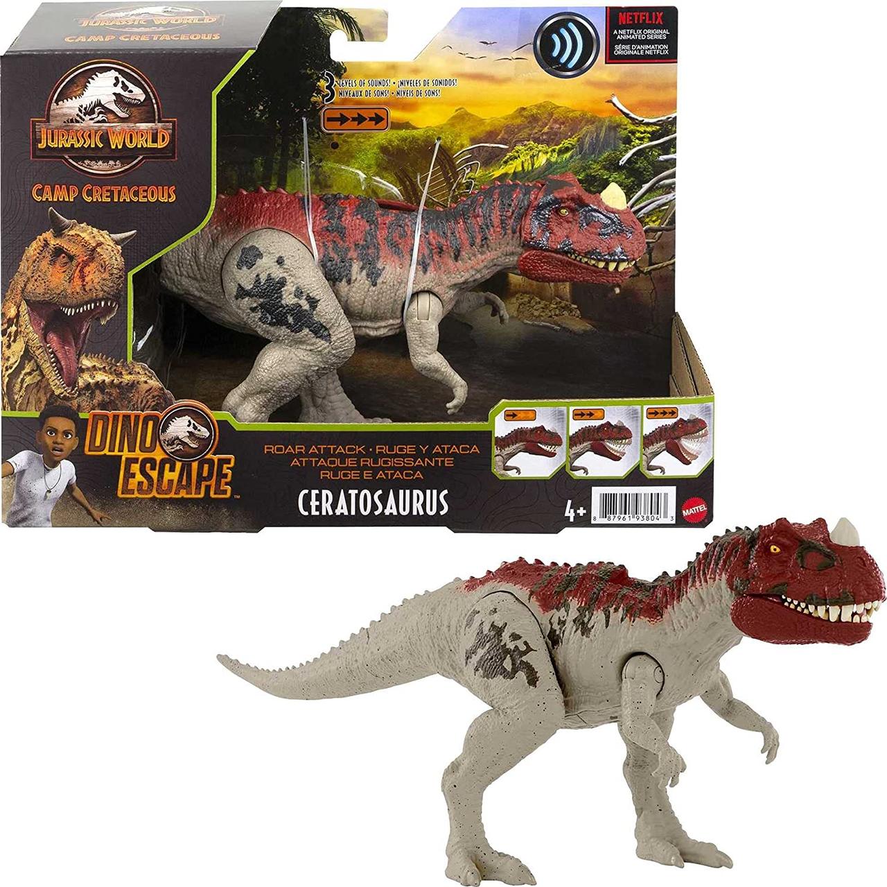 

Фигурка Динозавр Цератозавр Мир юрского периода Jurassic World Roar Attack Ceratosaurus