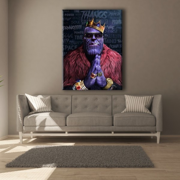 

Картина на холсте Фильмы/сериалы Thanos 50х65 см.