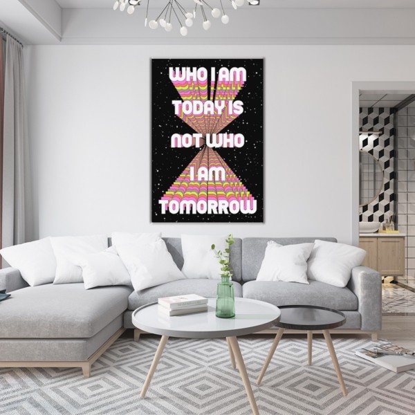 

Картина на холсте Мотивация Who I Am 90х120 см.