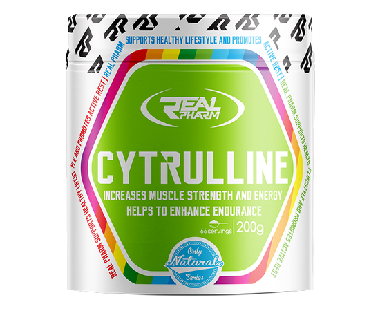 

Цитруллин Real Pharm Citruline 200 грамм Лимон-апельсин