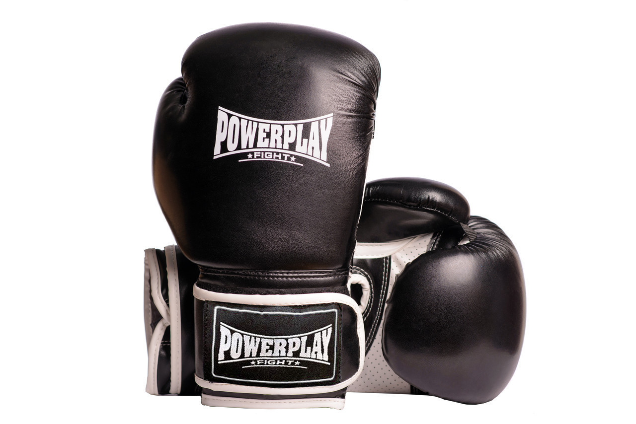 

Боксерские перчатки PowerPlay 3019 синие 14 унций