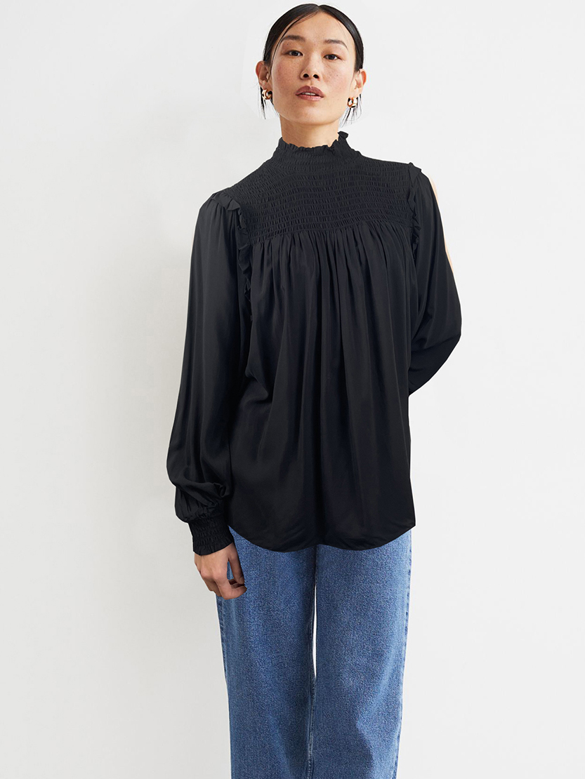 

Блузка H&M 571211b47  Черная, Блузка H&M 571211b47 38 Черная