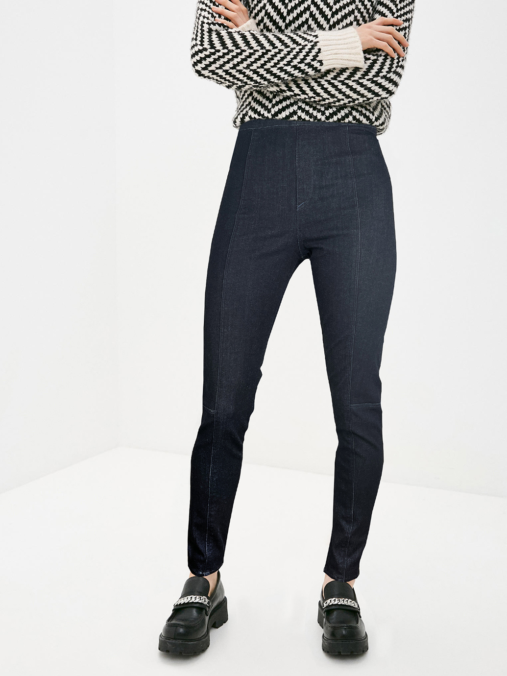 

Джеггинсы H&M 24788b48  Темно-синие, Джеггинсы H&M 24788b48 S Темно-синие