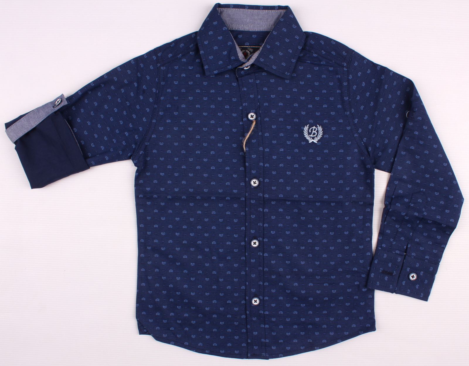 

Рубашка Breeze Темно-синий 92 см G-281 (454674)