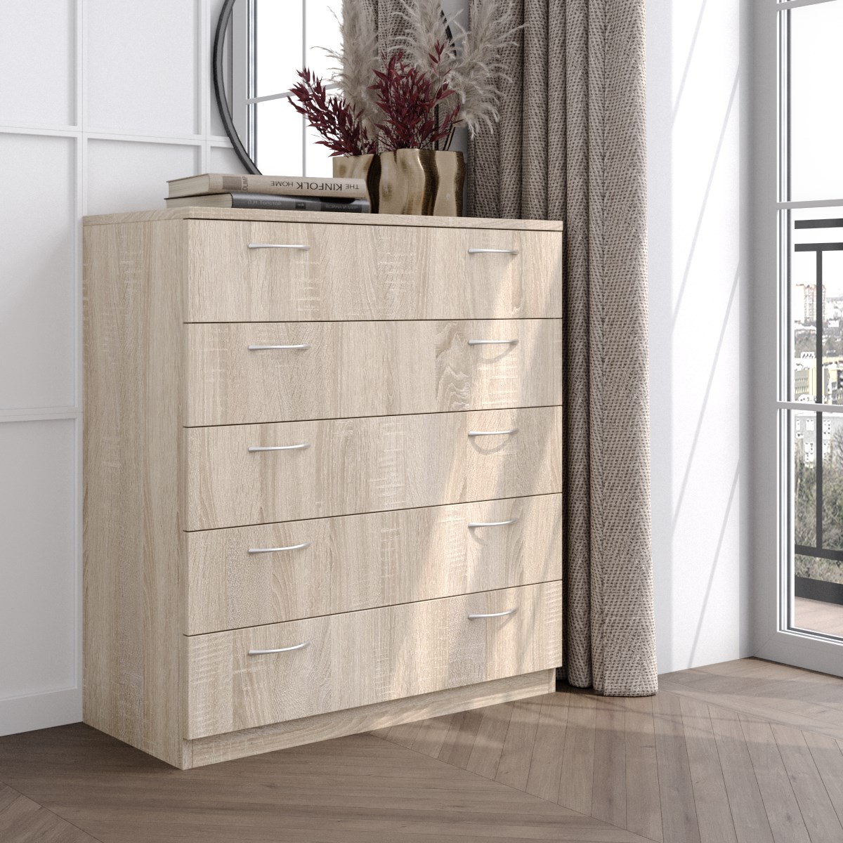 

Комод CИЧ 05 80x37,5x89 Дуб Сонома