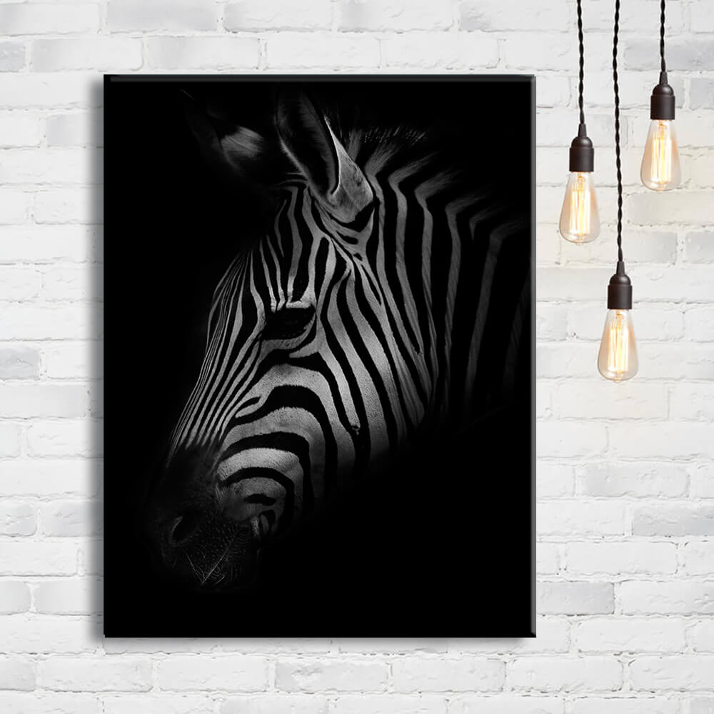 

Картина на холсте Животные Black Zebra 75х100 см.