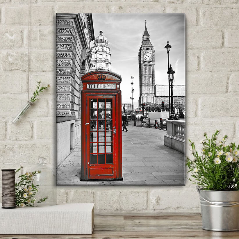 

Картина на холсте Для дома London 75х100 см.