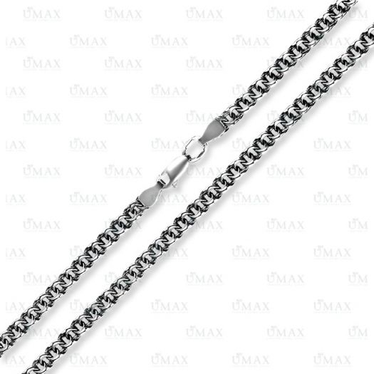 

Серебряный браслет бисмарк с чернением Британика UMAX 4052\1ч Размер 18
