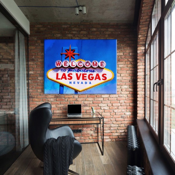 

Картина на холсте Путешествия Las Vegas 90х120 см.