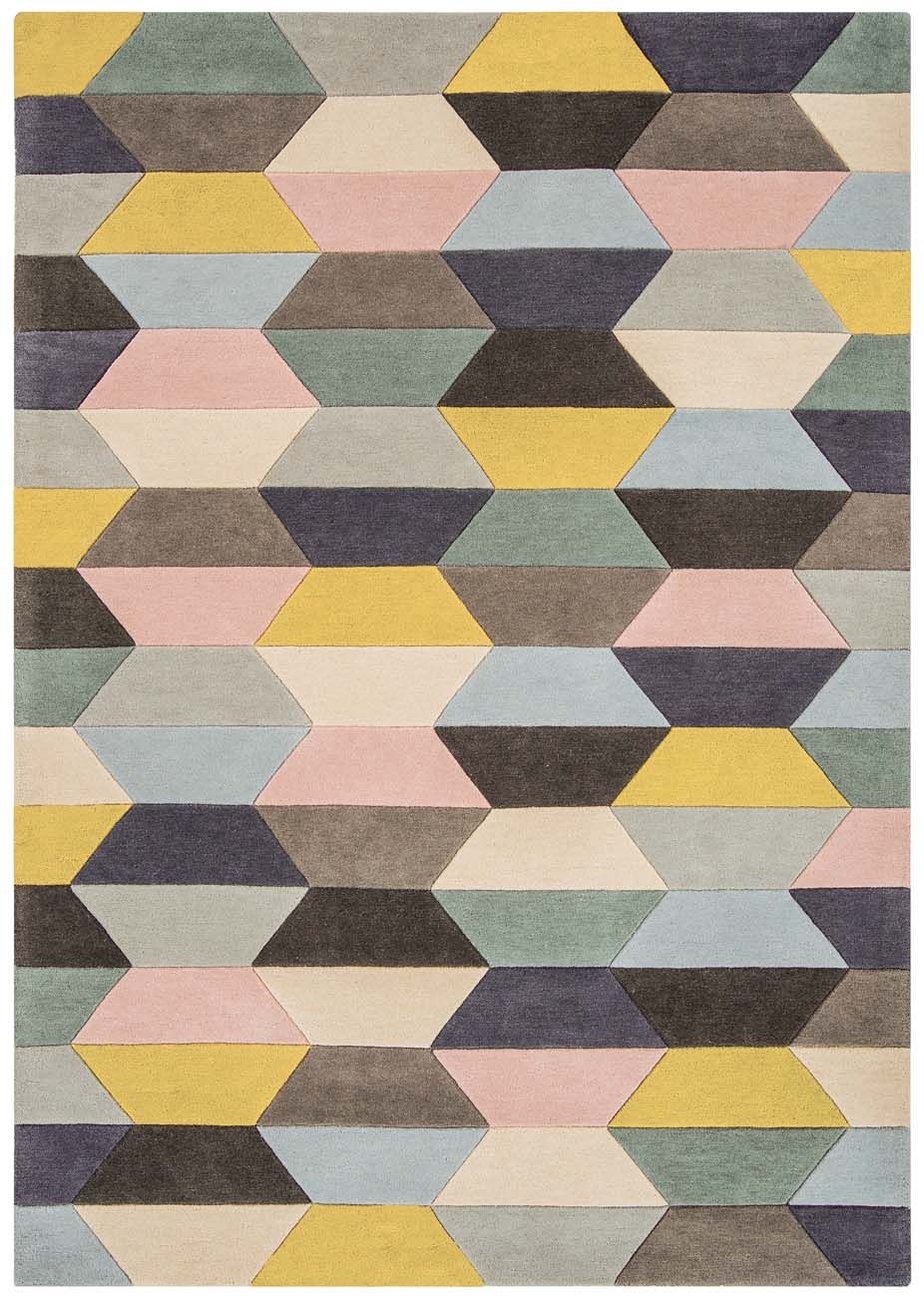 

Ковер Funk Honeycomb Pastel 70х300 см Розовый