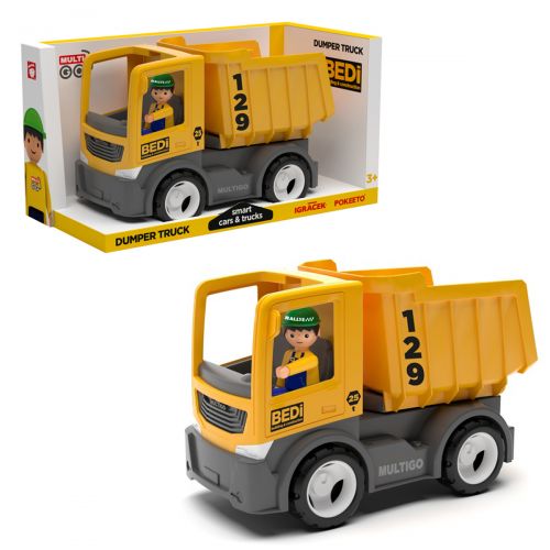 

Пластиковая машинка "Самосвал с водителем"