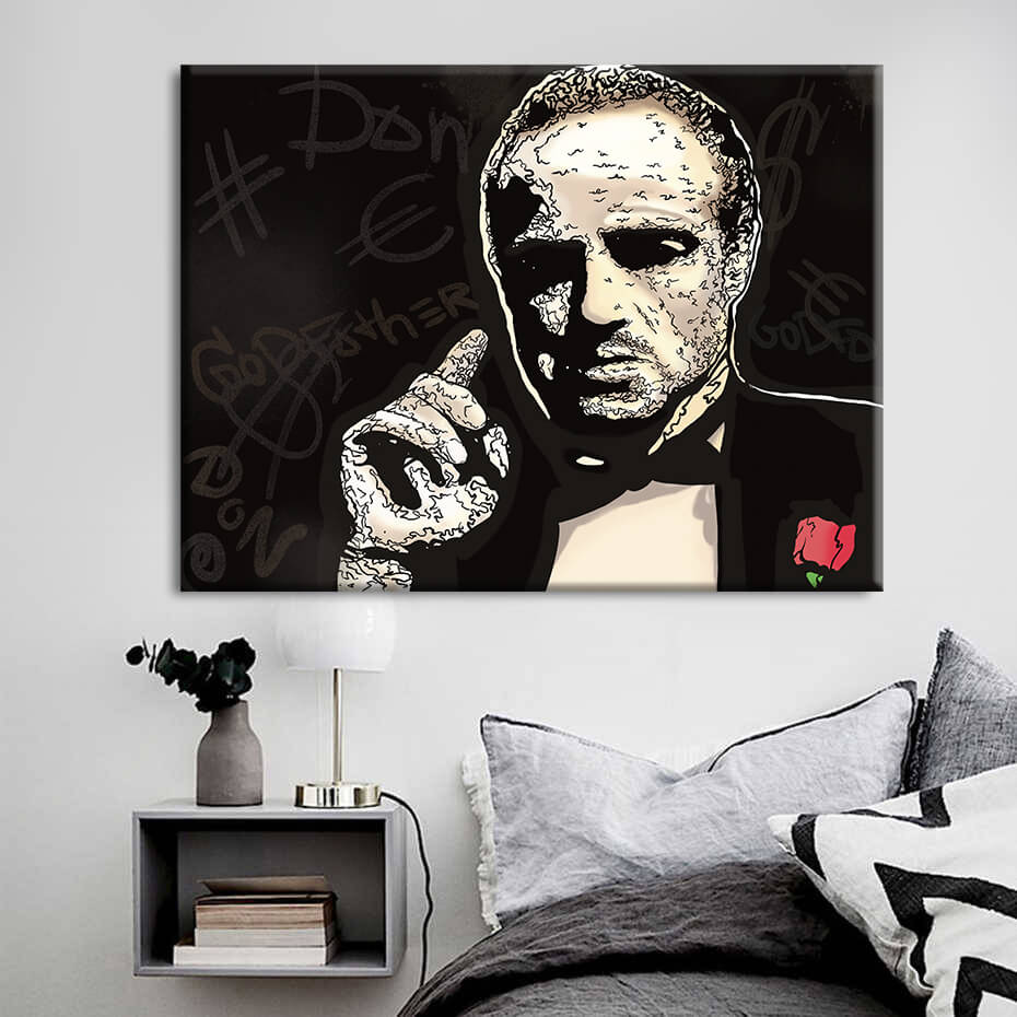 

Картина на холсте Фильмы/сериалы Godfather Black 75х100 см.