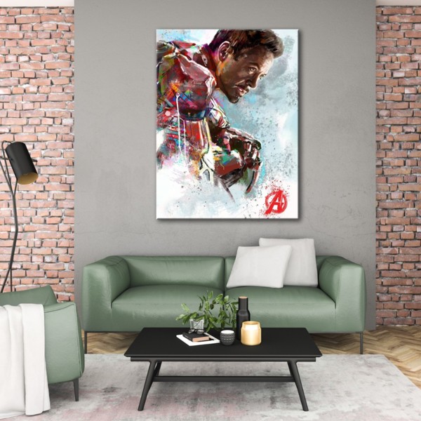

Картина на холсте Фильмы/сериалы Tony Stark 75х100 см.