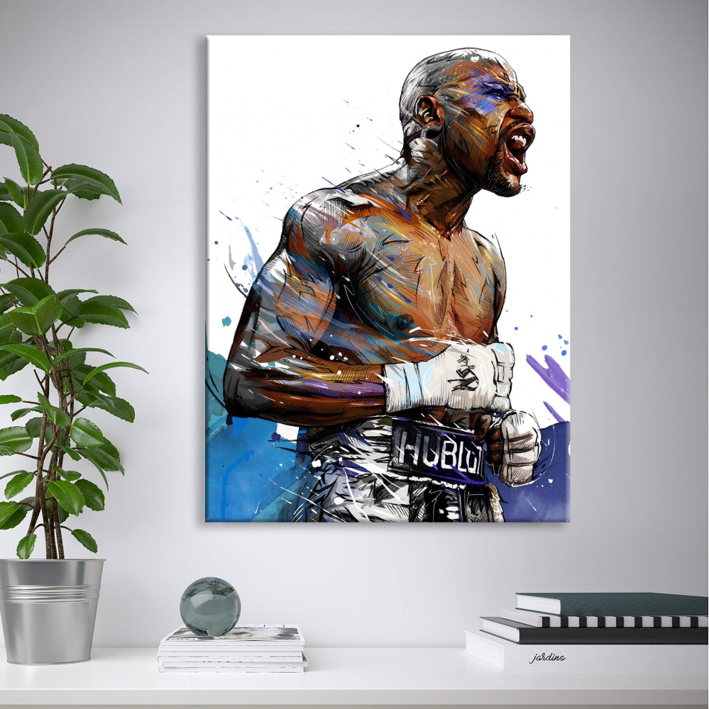 

Картина на холсте Личности Floyd Mayweather 50х65 см.
