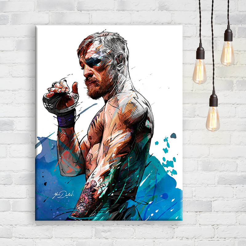 

Картина на холсте Личности Conor McGregor 75х100 см.