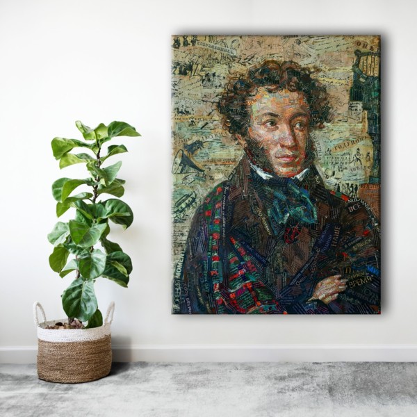 

Картина на холсте Личности Alexander Pushkin 50х65 см.